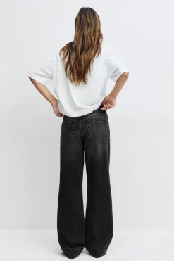 Gina Tricot Scandi straight jeans Svart Online