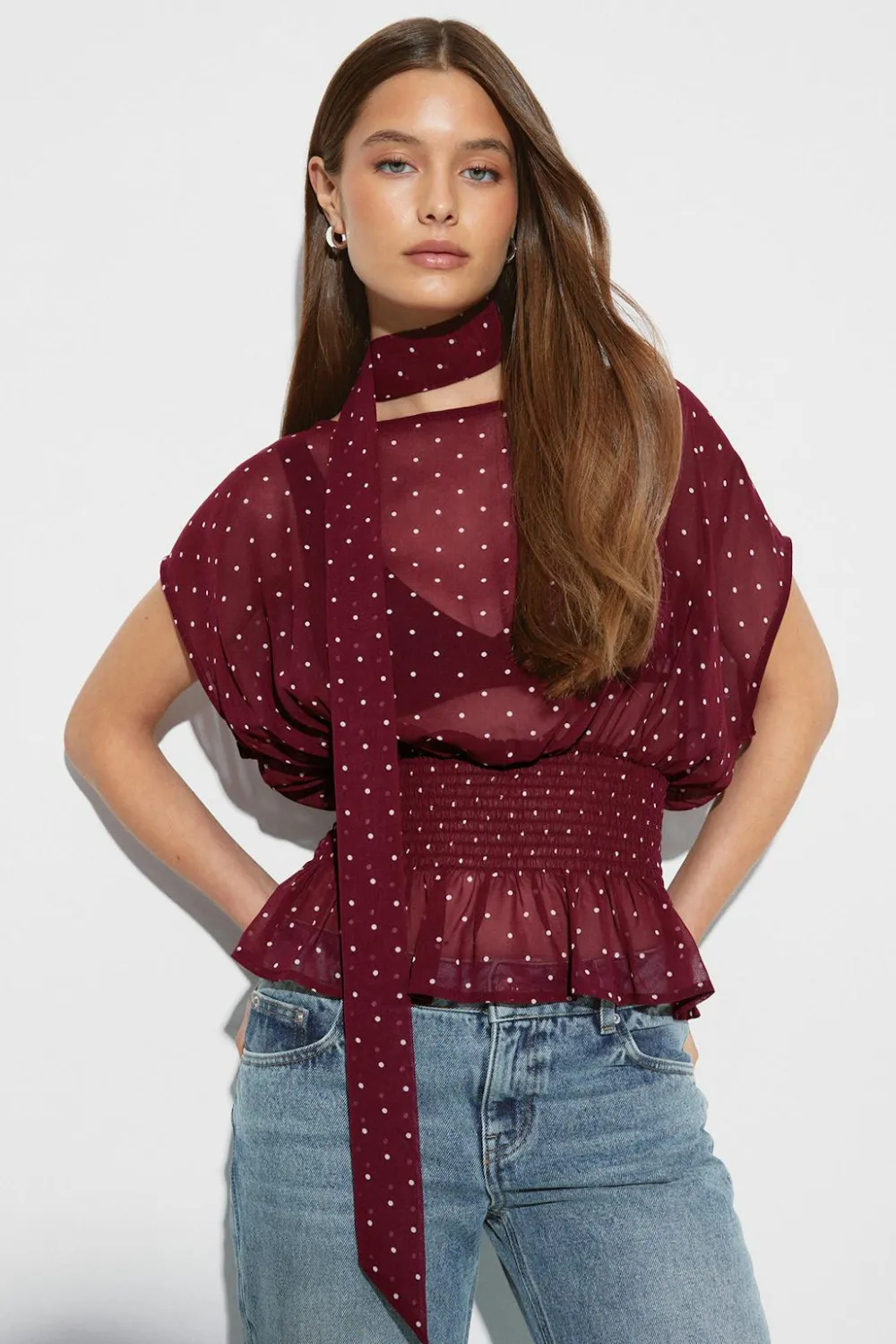 Gina Tricot carf boue Rød Clearance