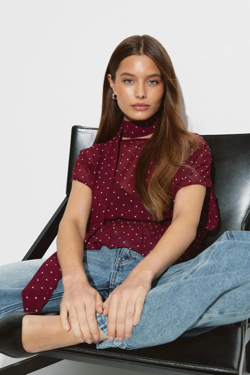 Gina Tricot carf boue Rød Clearance