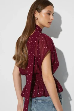 Gina Tricot carf boue Rød Clearance