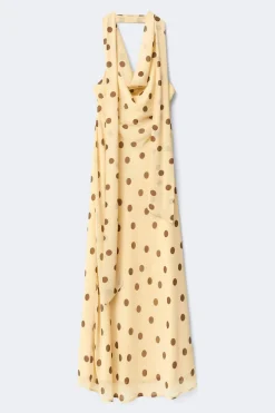 Gina Tricot Scarf maxi dress Gul