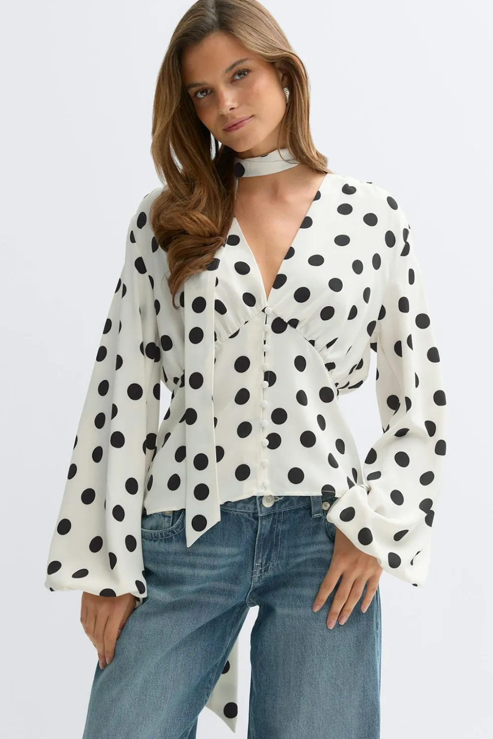 Gina Tricot Scarf top Svart Outlet