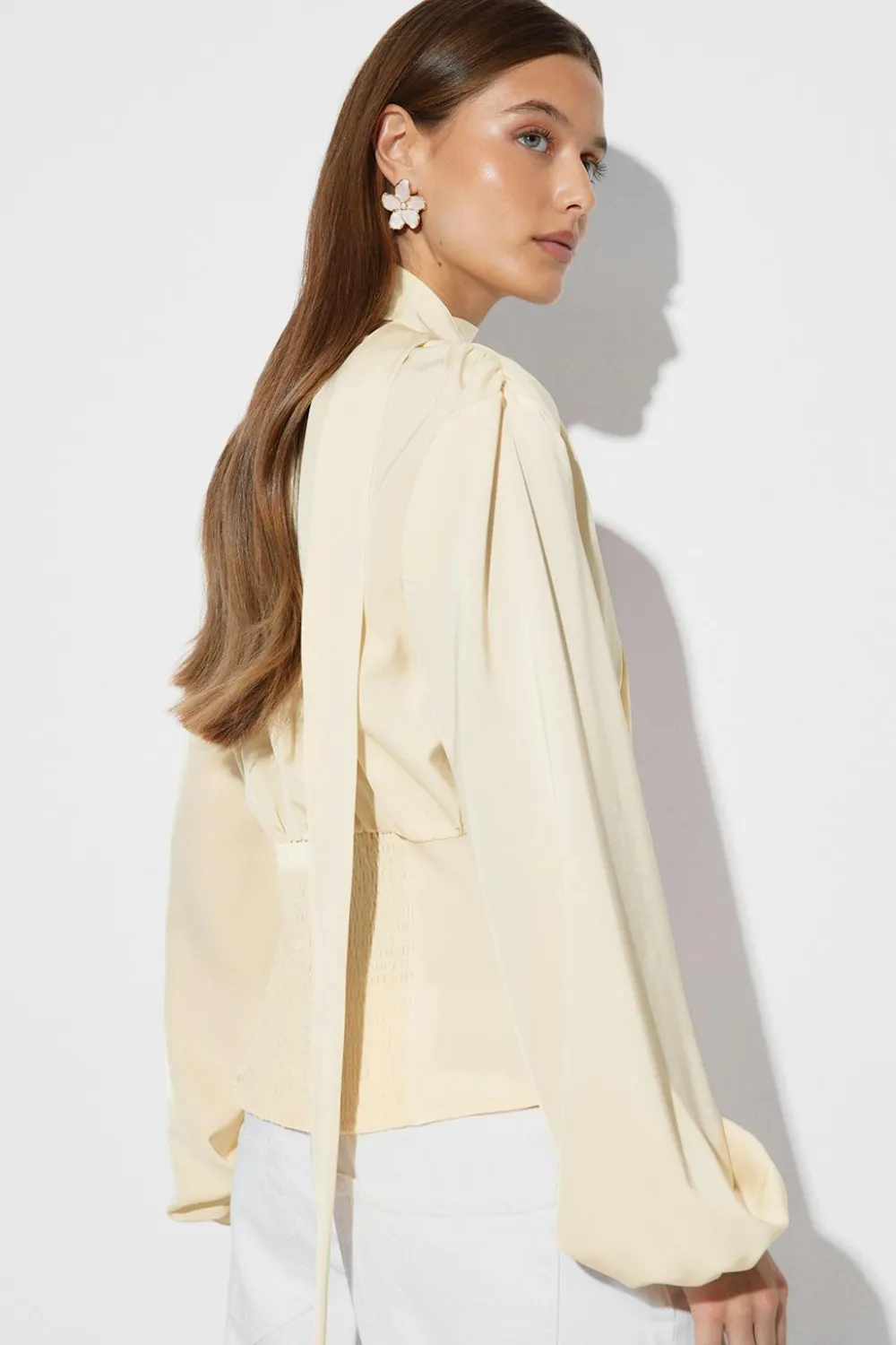 Gina Tricot Scarf top Gul Hot