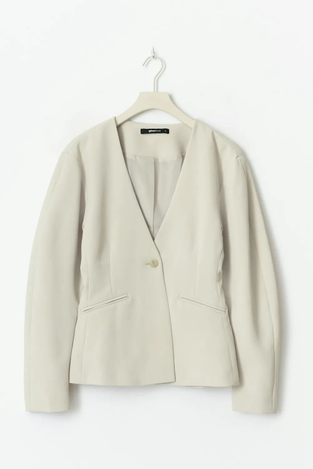 Gina Tricot cupted bazer Beige Sale