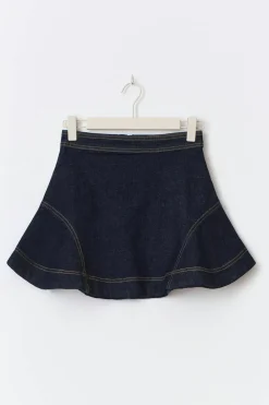 Gina Tricot Sculpted denim skirt Blå Best
