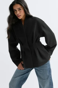 Gina Tricot cupted fet jacket Svart Online