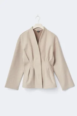 Gina Tricot cupted fet jacket Beige Discount
