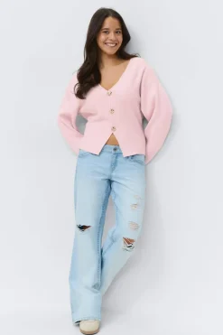 Gina Tricot 14+ cupture knitted top Rosa Online