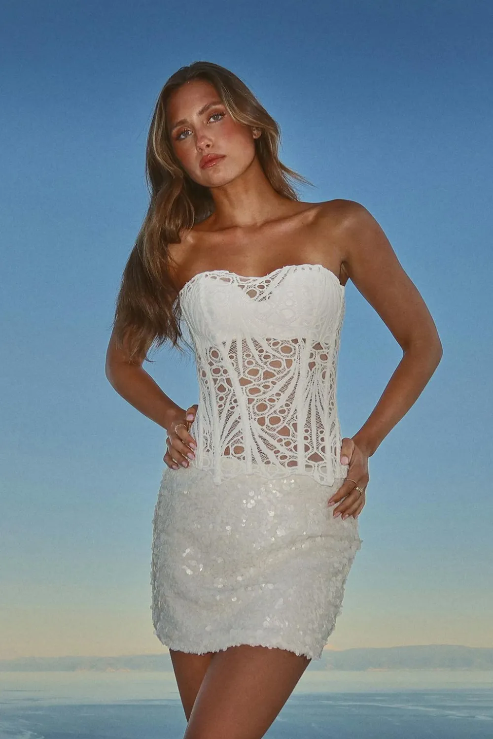 Gina Tricot equin ini kirt Hvit Online