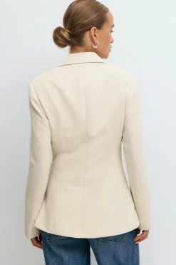 Gina Tricot Shaped blazer Beige Best