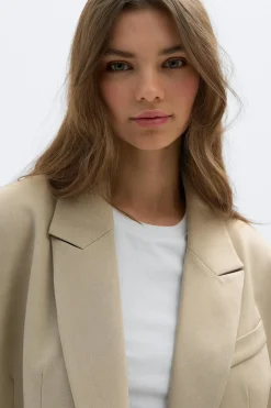 Gina Tricot haped bazer Beige Outlet