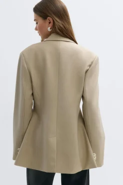 Gina Tricot haped bazer Beige Outlet