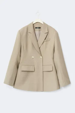 Gina Tricot haped bazer Beige Outlet