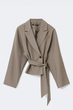 Gina Tricot haped bazer Beige Discount