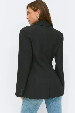 Gina Tricot haped bazer Svart Clearance