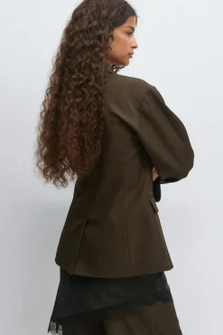 Gina Tricot haped bazer Brun Sale