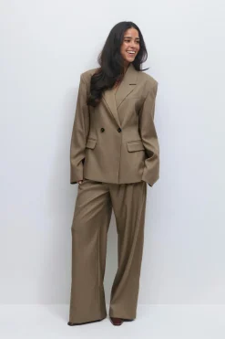 Gina Tricot haped bazer Beige Online