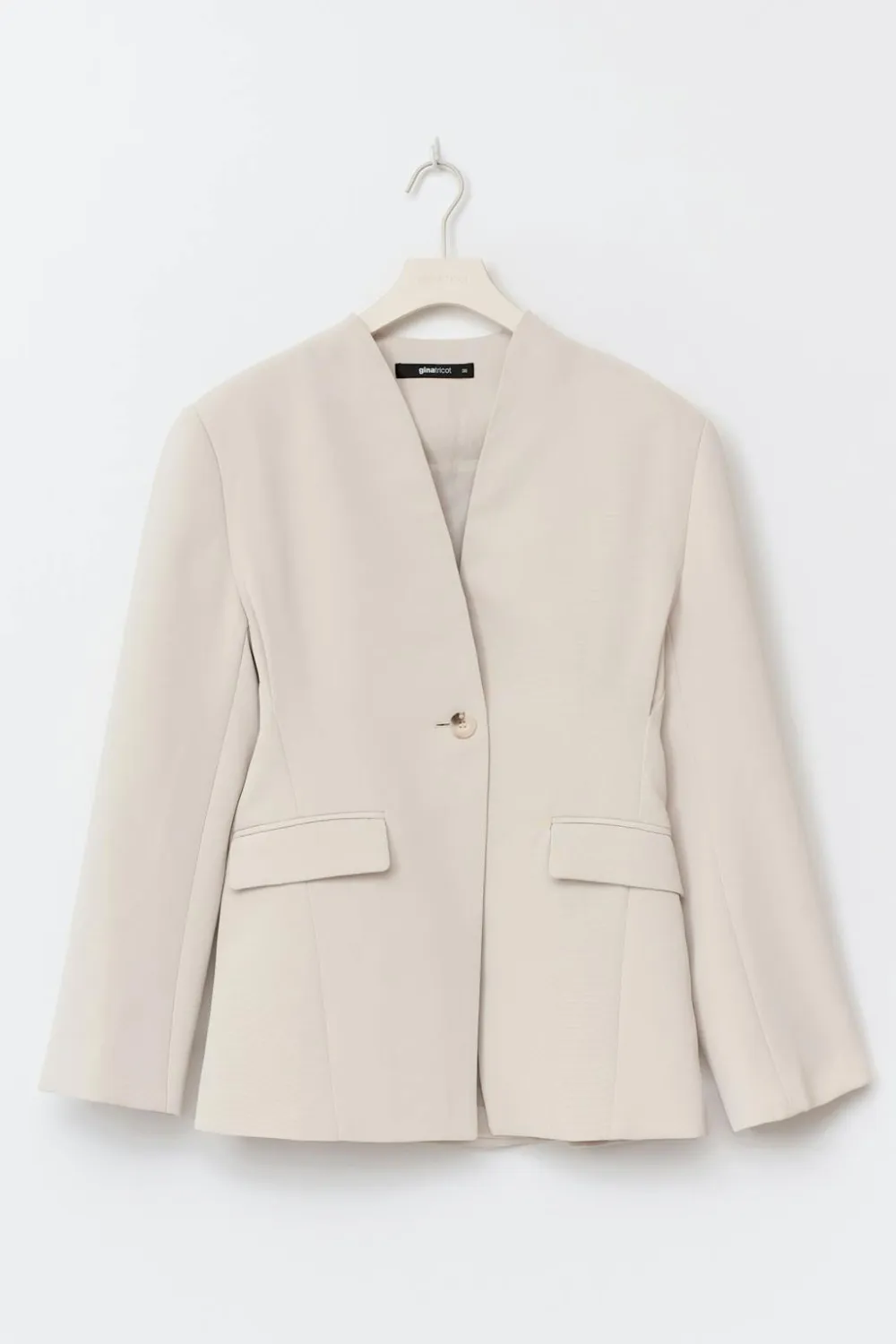 Gina Tricot Shaped blazer Beige Sale