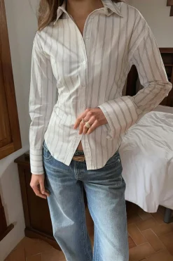Gina Tricot haped boue Hvit Clearance