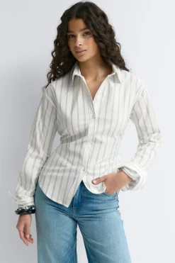 Gina Tricot haped boue Hvit Clearance