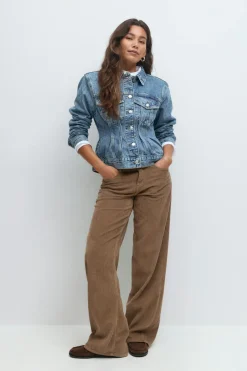 Gina Tricot haped deni jacket Blå New