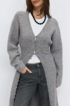 Gina Tricot haped knitted dre Grå Clearance