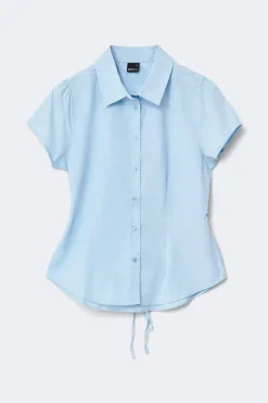 Gina Tricot Shaped shirt Blå