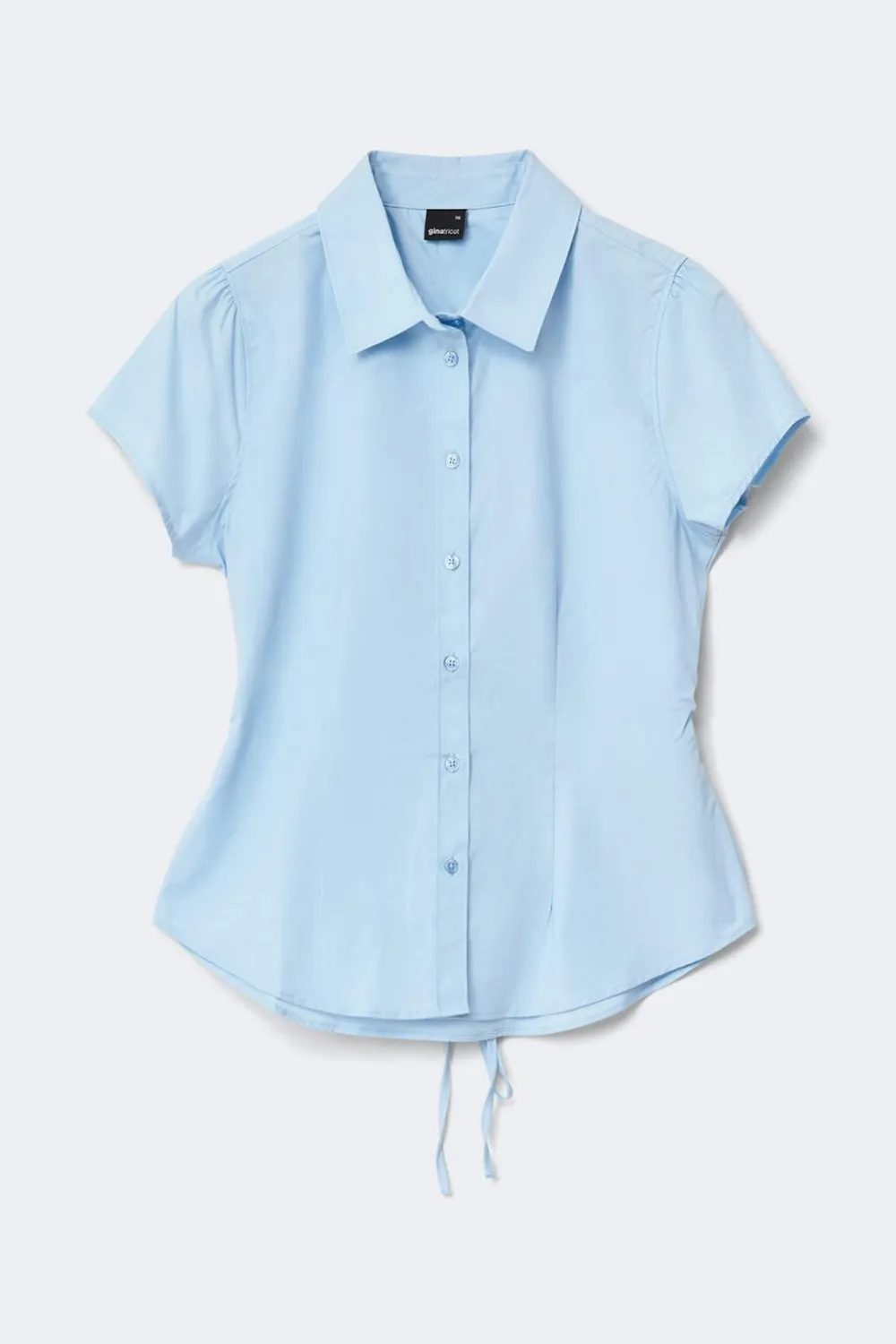 Gina Tricot Shaped shirt Blå