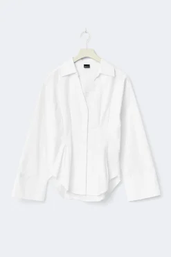Gina Tricot Shaped shirt Hvit Online