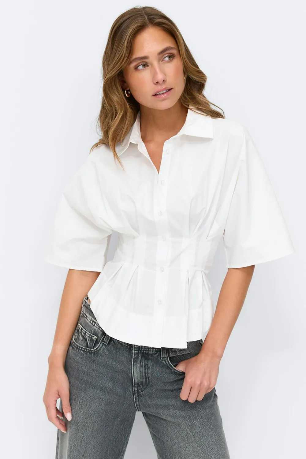 Gina Tricot haped hirt Hvit Online