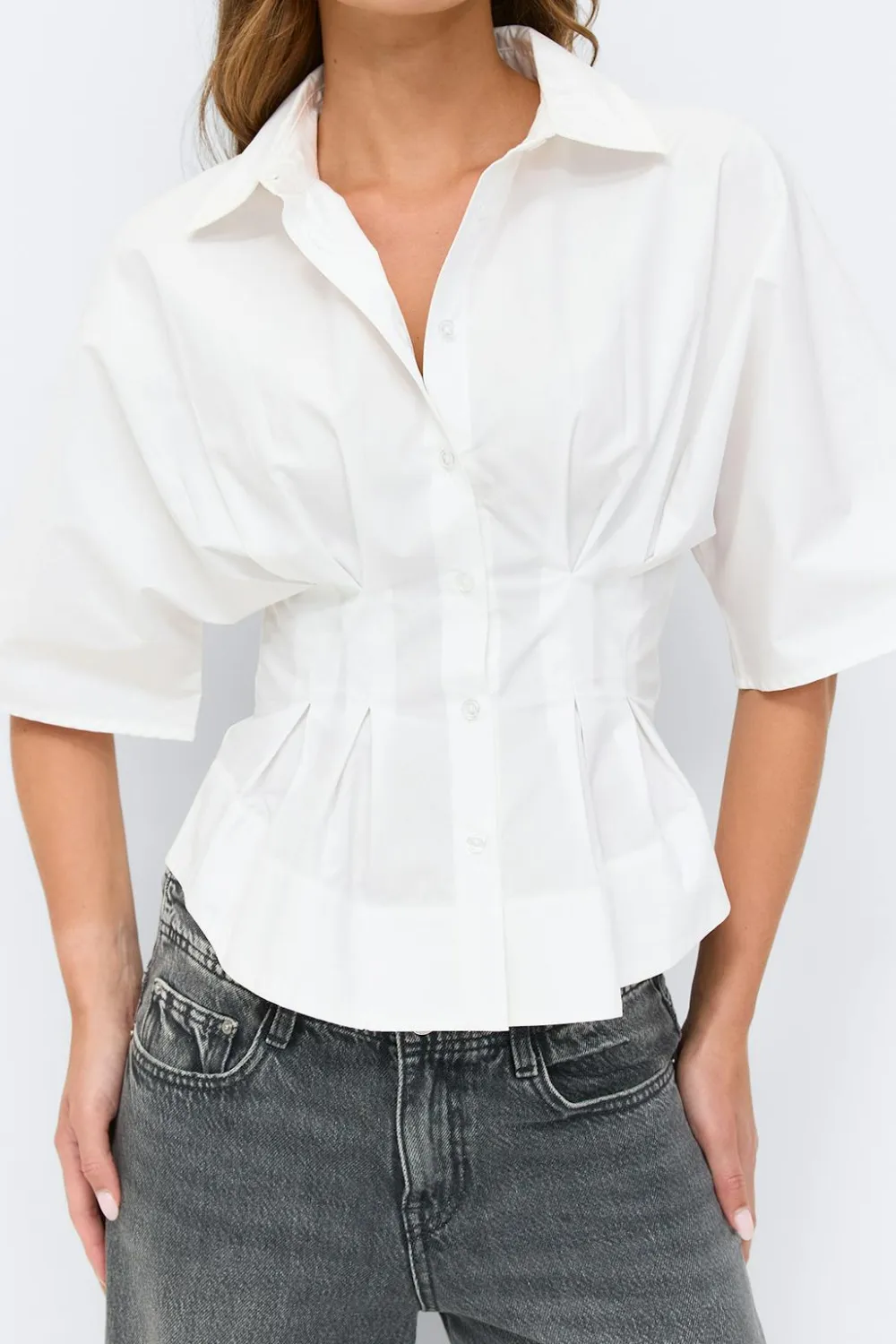 Gina Tricot haped hirt Hvit Online