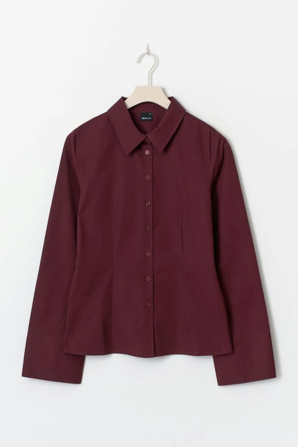 Gina Tricot Shaped tie blouse Rød Outlet
