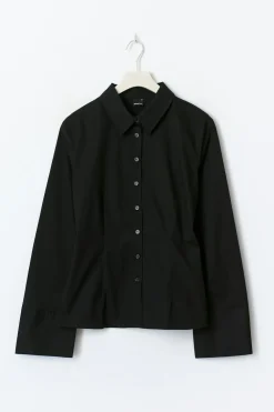 Gina Tricot Shaped tie blouse Svart Outlet