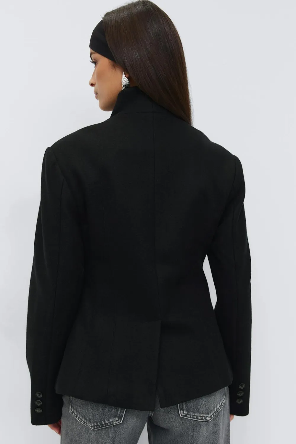 Gina Tricot haped woo bend jacket Svart Outlet