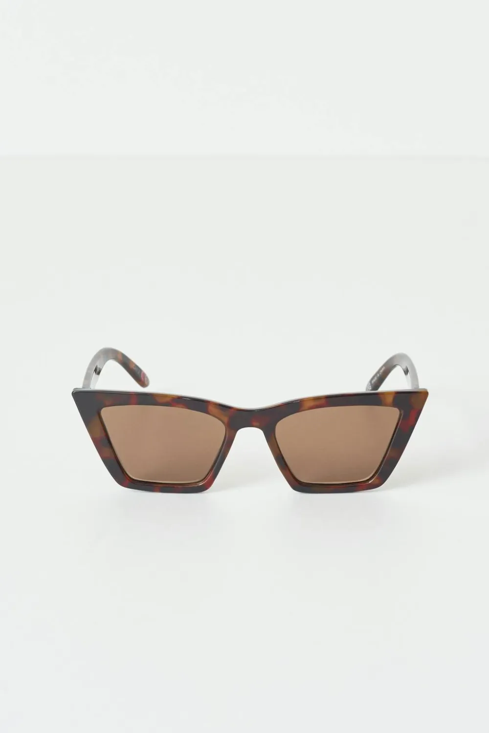 Gina Tricot Sharp cat eye sunglasses Brun Clearance