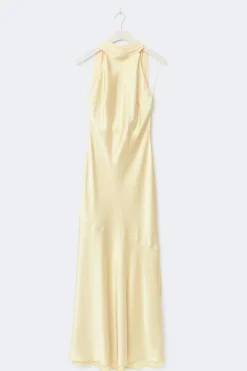 Gina Tricot Shawl maxi dress Gul Discount