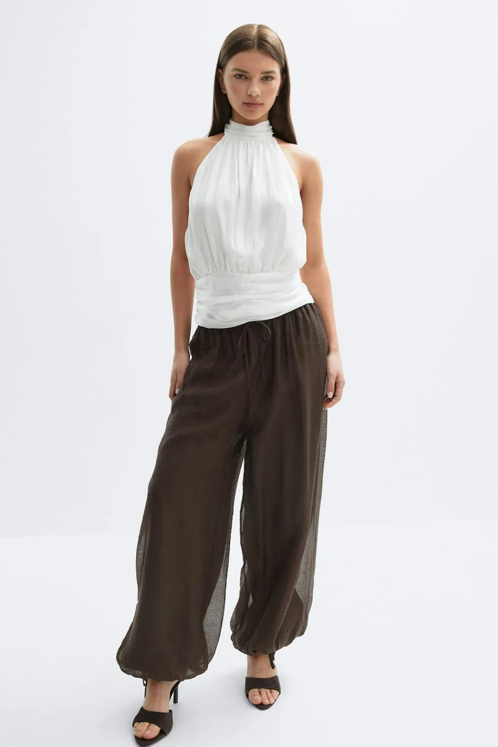 Gina Tricot heer baoon trouer Brun Online
