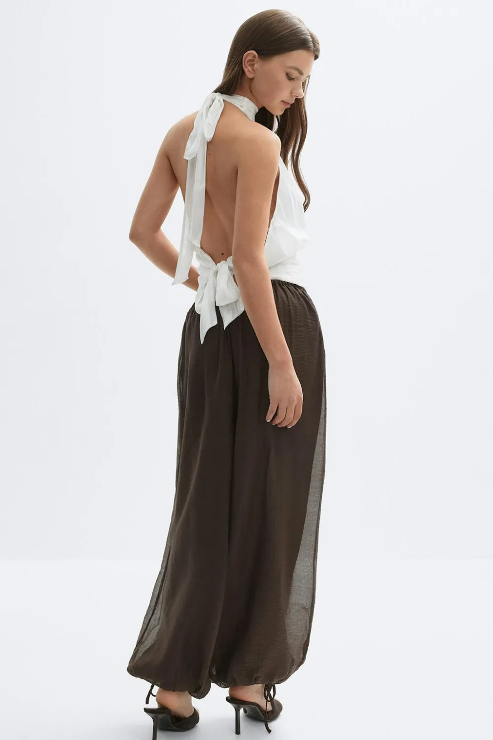 Gina Tricot heer baoon trouer Brun Online