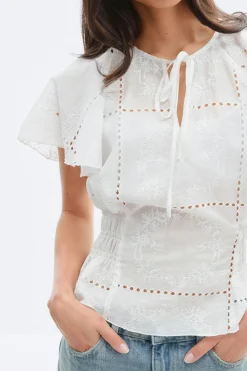 Gina Tricot heer boue Hvit Hot