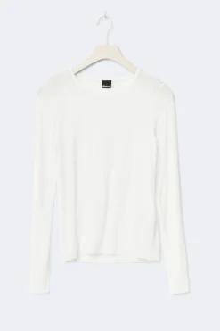 Gina Tricot heer ong eeve top Hvit Clearance