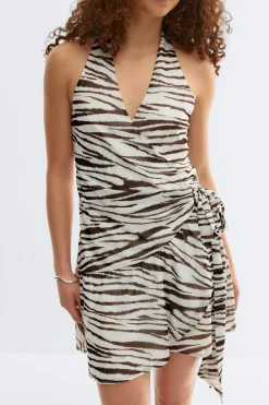 Gina Tricot heer wrap dre Hvit Online