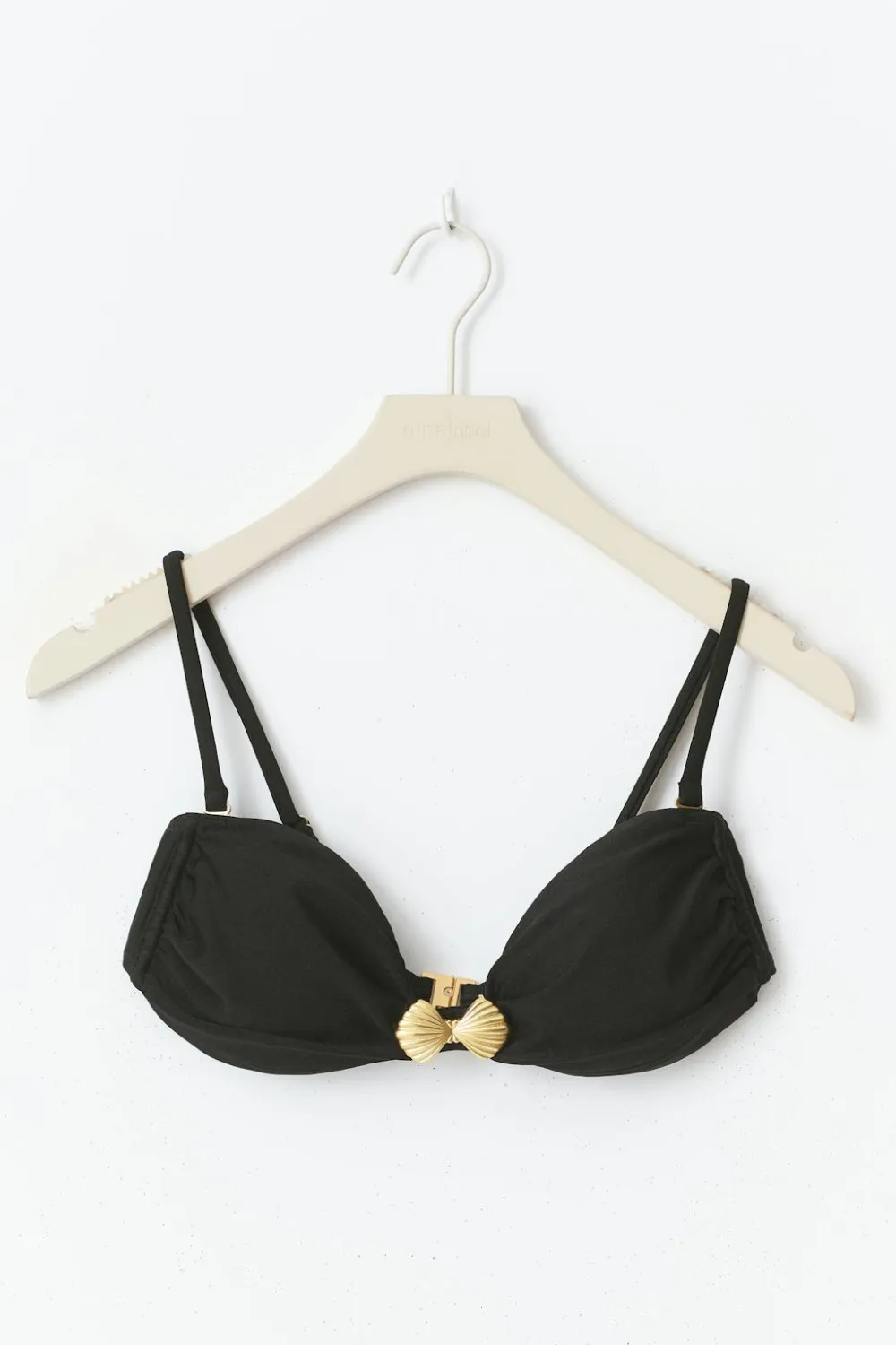 Gina Tricot he bikini bandeau Svart Hot