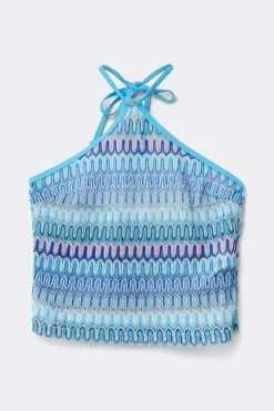 Gina Tricot 14+ he haterneck inget Blå Hot