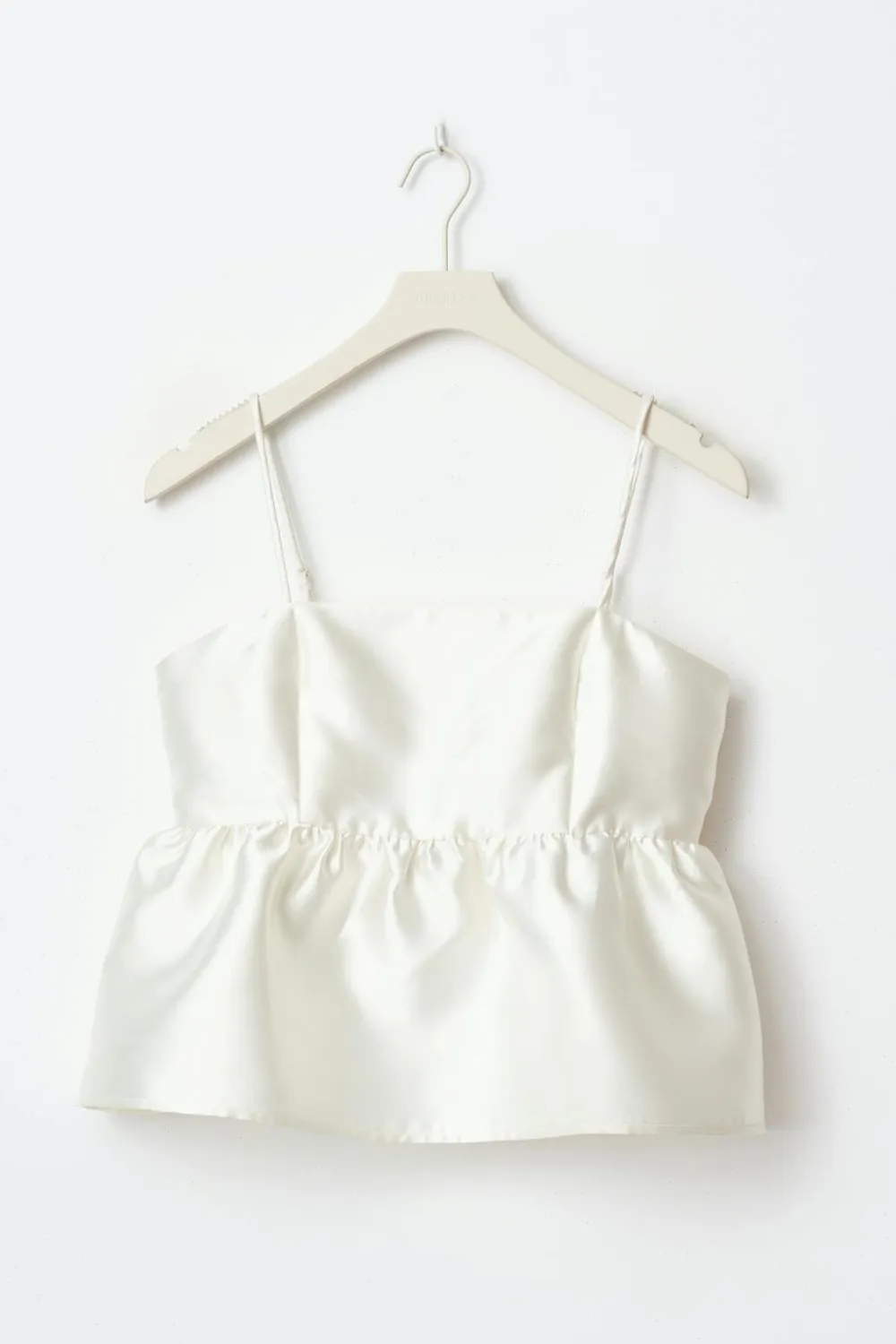 Gina Tricot hiny pepu top Hvit New