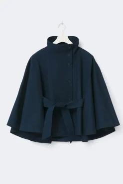 Gina Tricot hort cape trench jacket Blå Sale