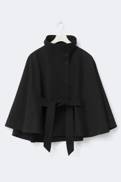 Gina Tricot hort cape trench jacket Svart Sale