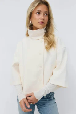 Gina Tricot 14+ hort fet jacket Hvit Outlet