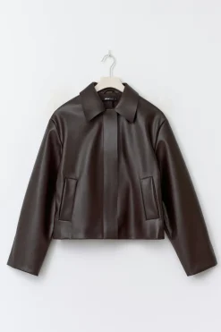 Gina Tricot hort pu jacket Rød Clearance