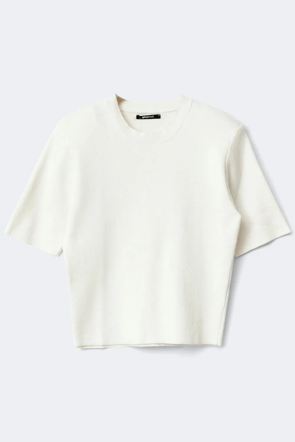 Gina Tricot houder pad knitted top Hvit