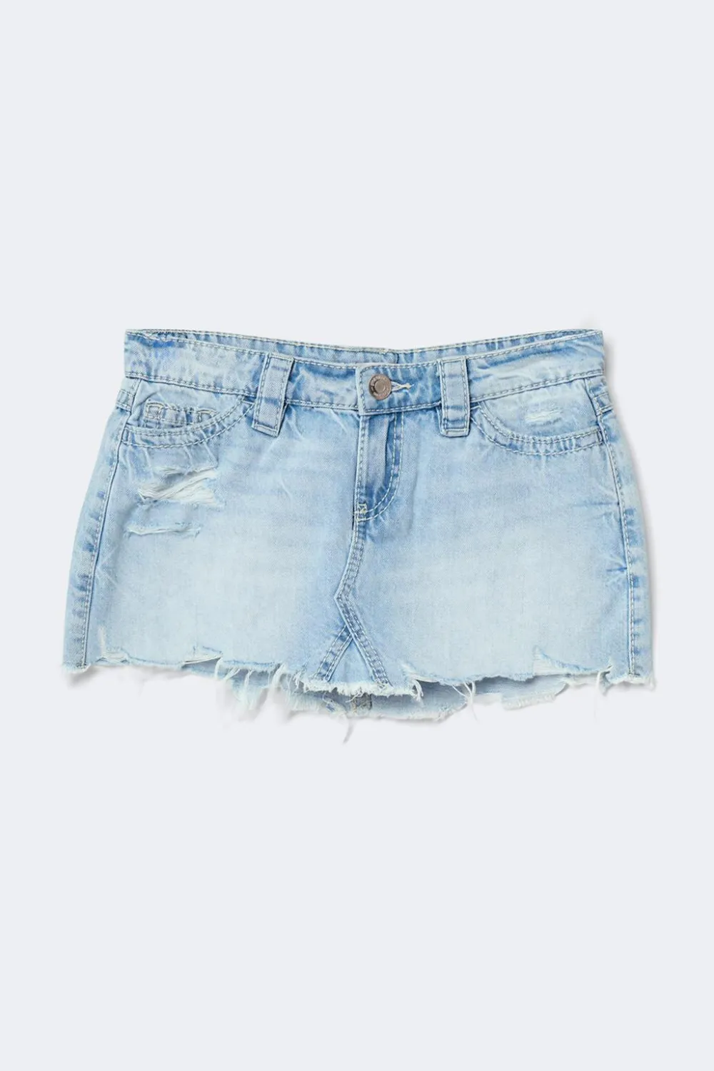 Gina Tricot 14+ ay ow deni kirt Blå Clearance